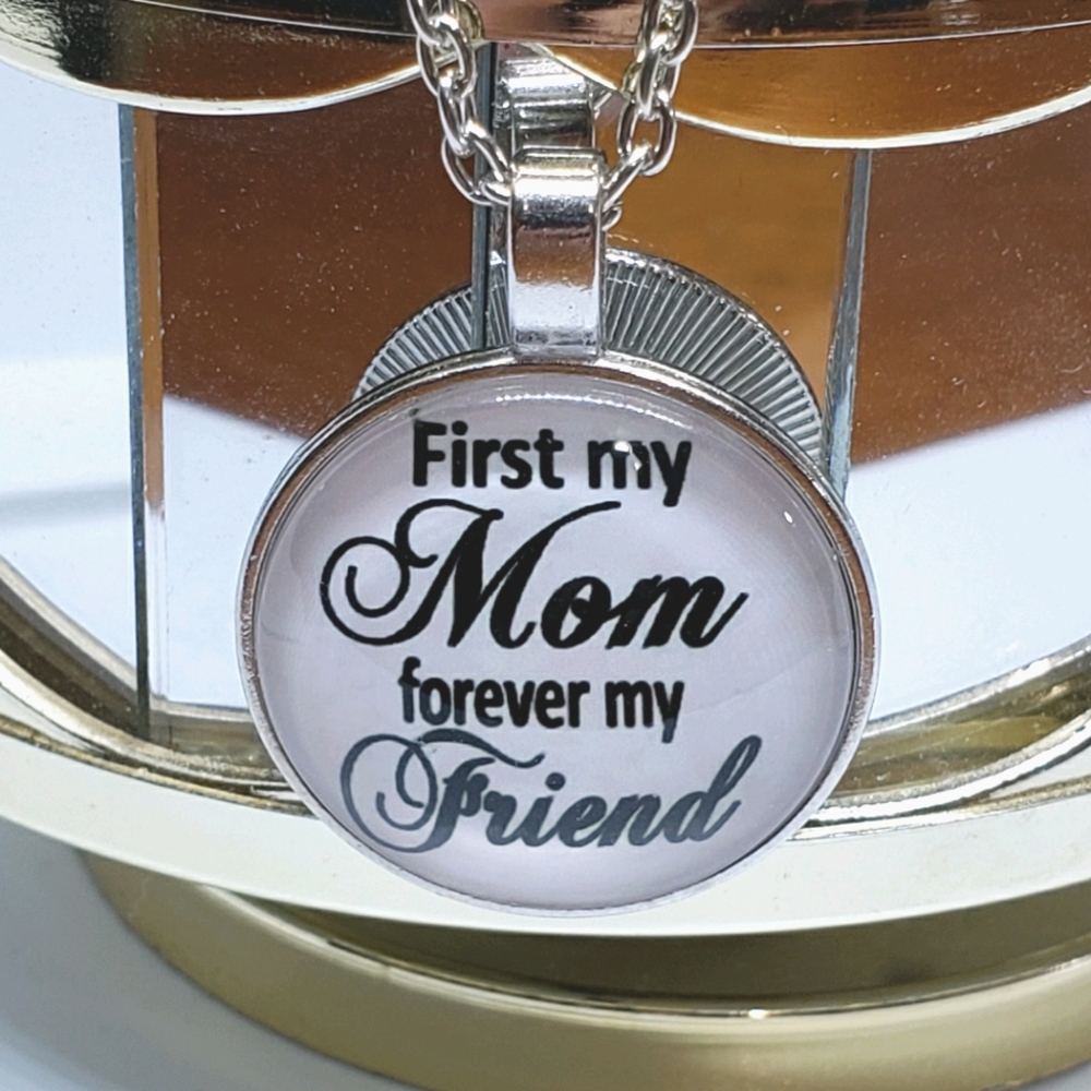 NEW First My Mom Forever My Friend Necklace